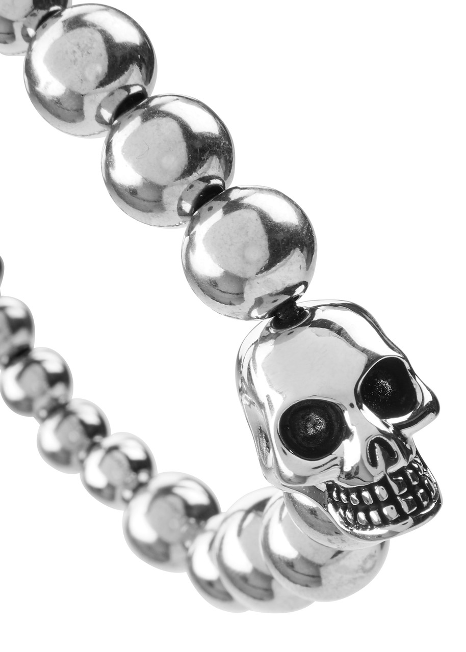 ALEXANDER MCQUEEN Skull beaded bracelet | Harvey Nichols