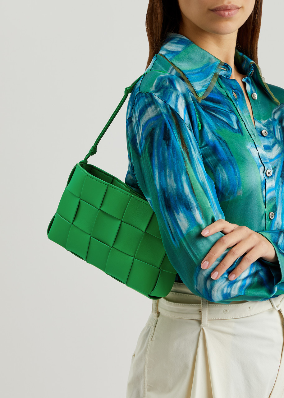 BOTTEGA VENETA Intrecciato leather shoulder bag | Harvey Nichols