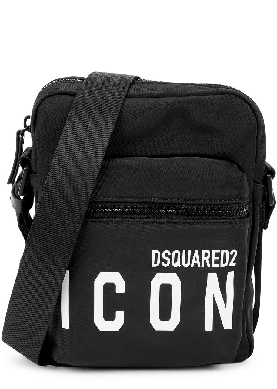 DSQUARED2 Icon black nylon cross-body bag | Harvey Nichols