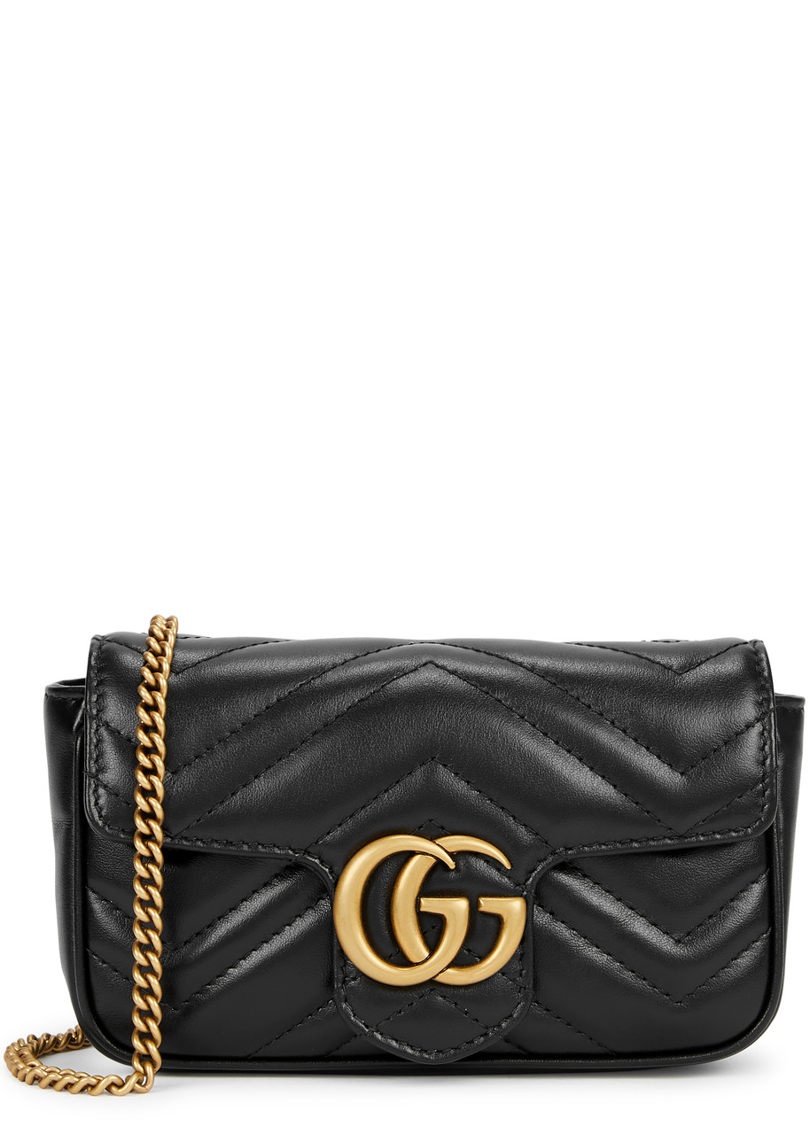 GUCCI GG Marmont supermini leather cross-body bag | Harvey Nichols