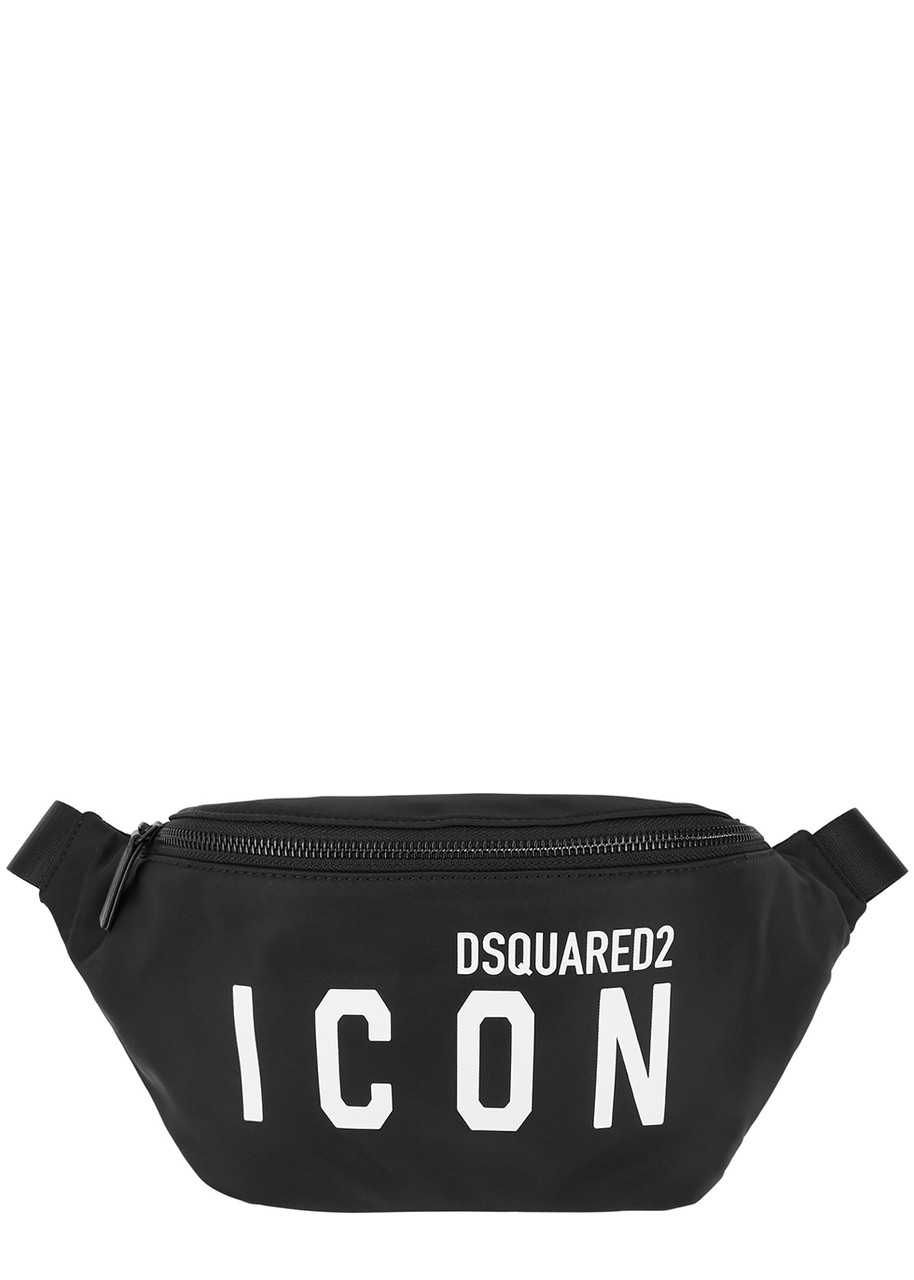 DSQUARED2 Icon black nylon belt bag | Harvey Nichols DSQUARED2 Icon black nylon belt bag | Harvey Nichols