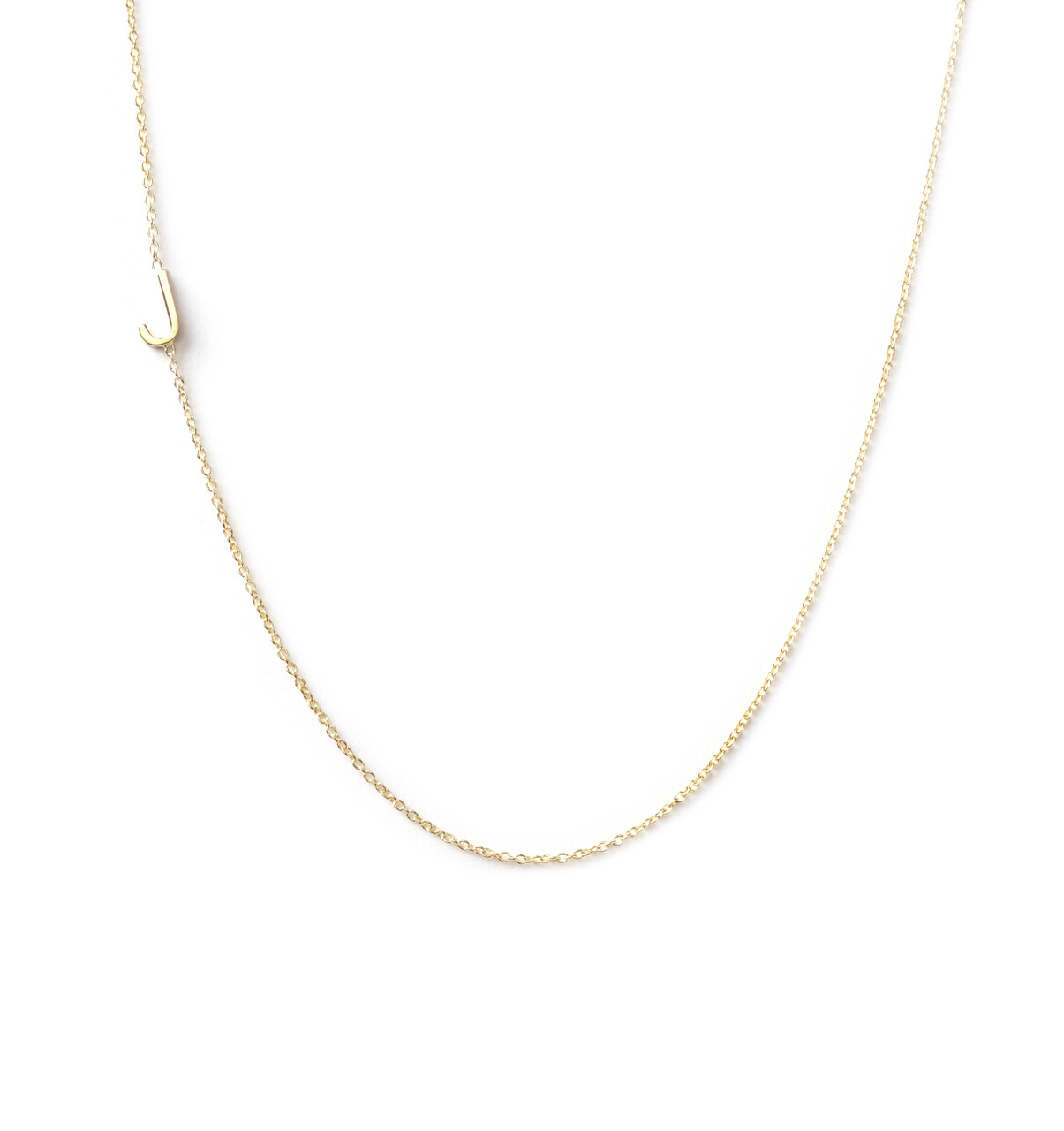 MAYA BRENNER Asymmetrical letter necklace - e | Harvey Nichols