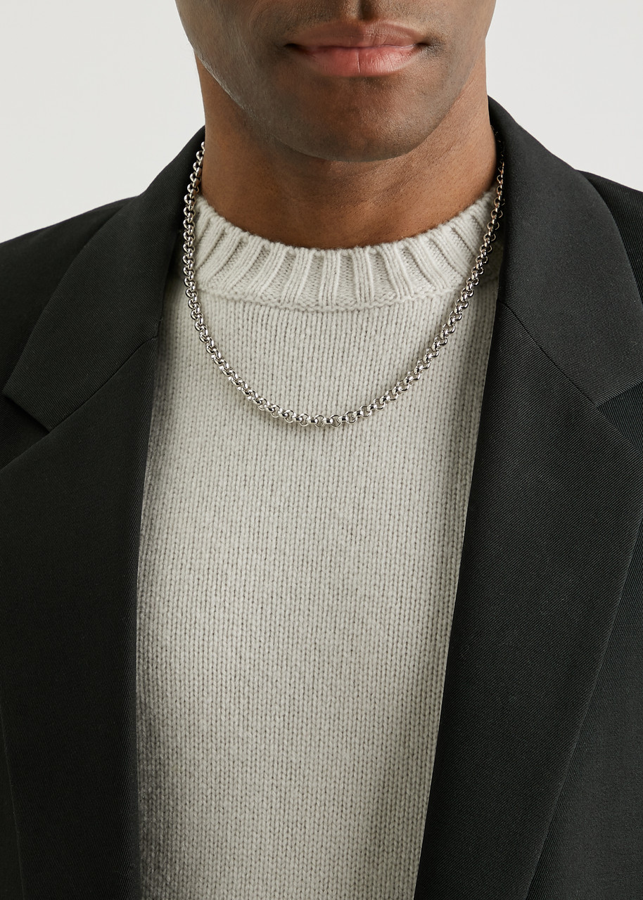 TOM WOOD Rolo sterling silver chain necklace | Harvey Nichols