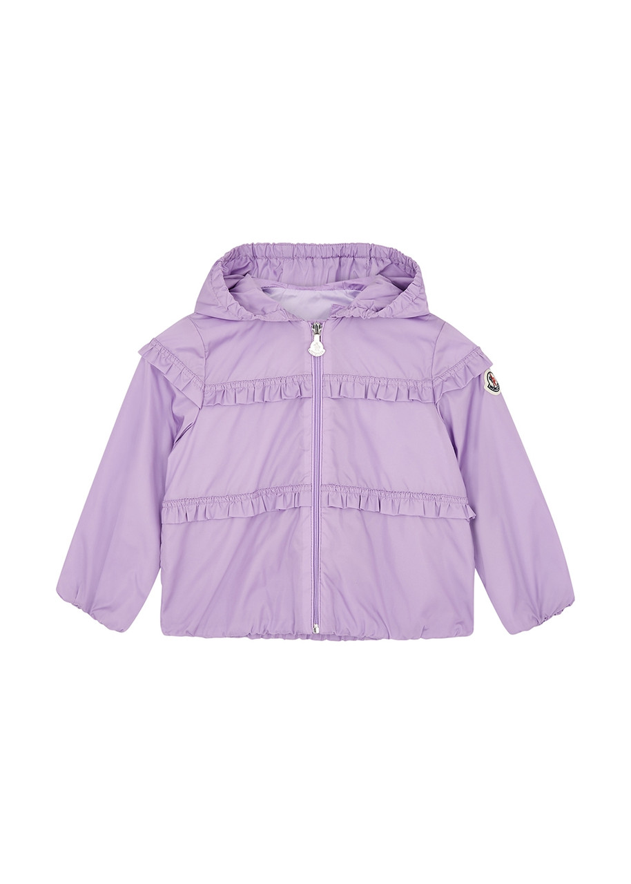 モンクレール HITI JACKET 110 4Aキッズ ベビー MONCLER KIDS Hiti ruffle-trimmed shell jacket (6 months-3