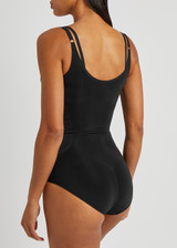 Womens SPANX black OnCore Open-Bust Bodysuit