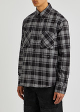 OFF-WHITE Checked flannel shirt | Harvey Nichols