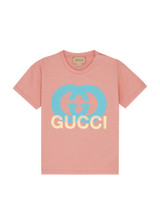 Gucci Tシャツ 24months 2歳 グッチ キッズ〔チルドレンズ〕グッチ ロゴ コットン Tシャツ | GUCCI® JP