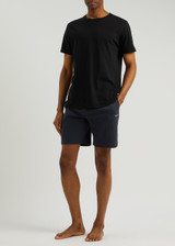 BOSS Logo waffle-knit cotton-blend shorts | Harvey Nichols