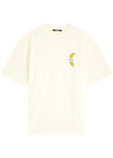 JACQUEMUS Le T-shirt Banane embroidered cotton T-shirt