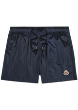 Moncler 星柄 水着 ネイビー MONCLER Logo shell swim shorts | Harvey Nichols