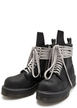 RICK OWENS X Dr. Martens Steel Toe Quad leather boots | Harvey Nichols
