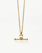 MISSOMA T-bar 18ct gold plated necklace | Harvey Nichols
