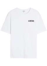 LOEWE Logo-embroidered stretch-cotton T-shirt | Harvey Nichols