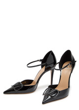 VALENTINO GARAVANI D'Orsay 100 patent leather pumps | Harvey Nichols