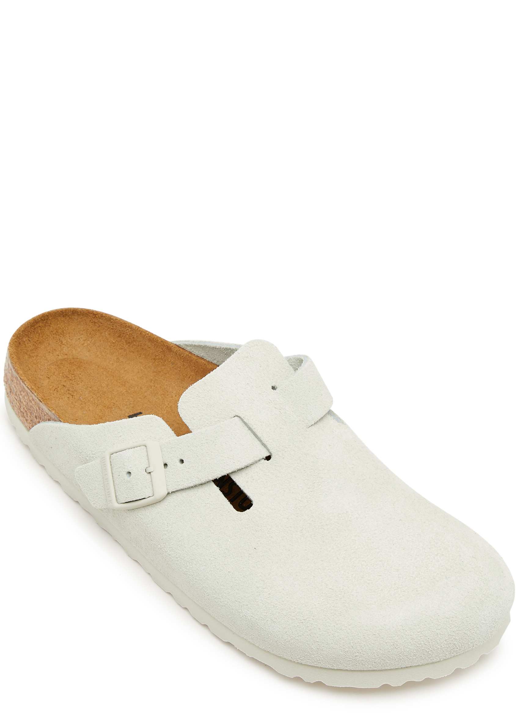BIRKENSTOCK Boston suede sliders | Harvey Nichols