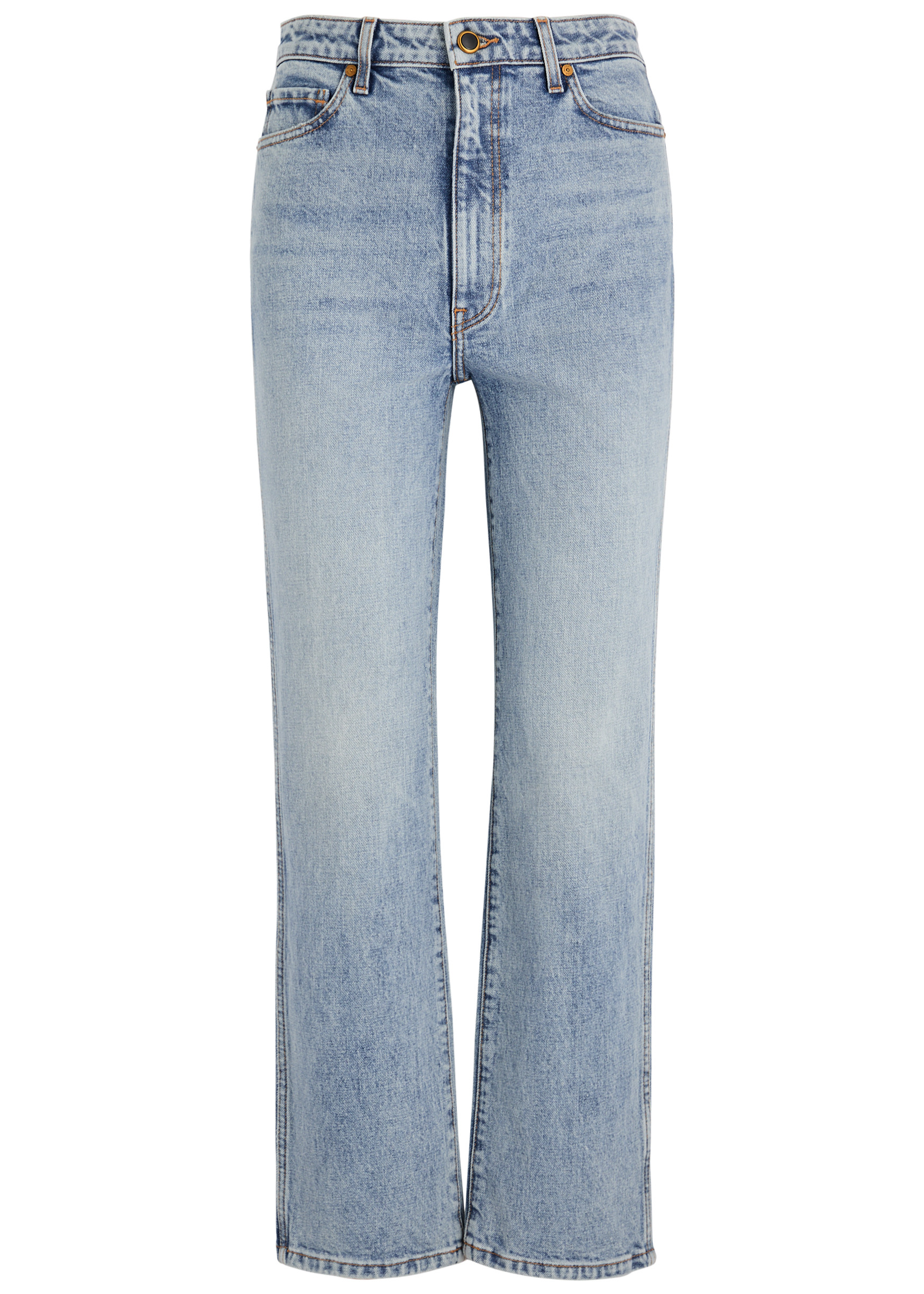 KHAITE Abigail Straight leg Jeans Harvey Nichols khaite-abigail-straight-leg-jeans-harvey-nichols