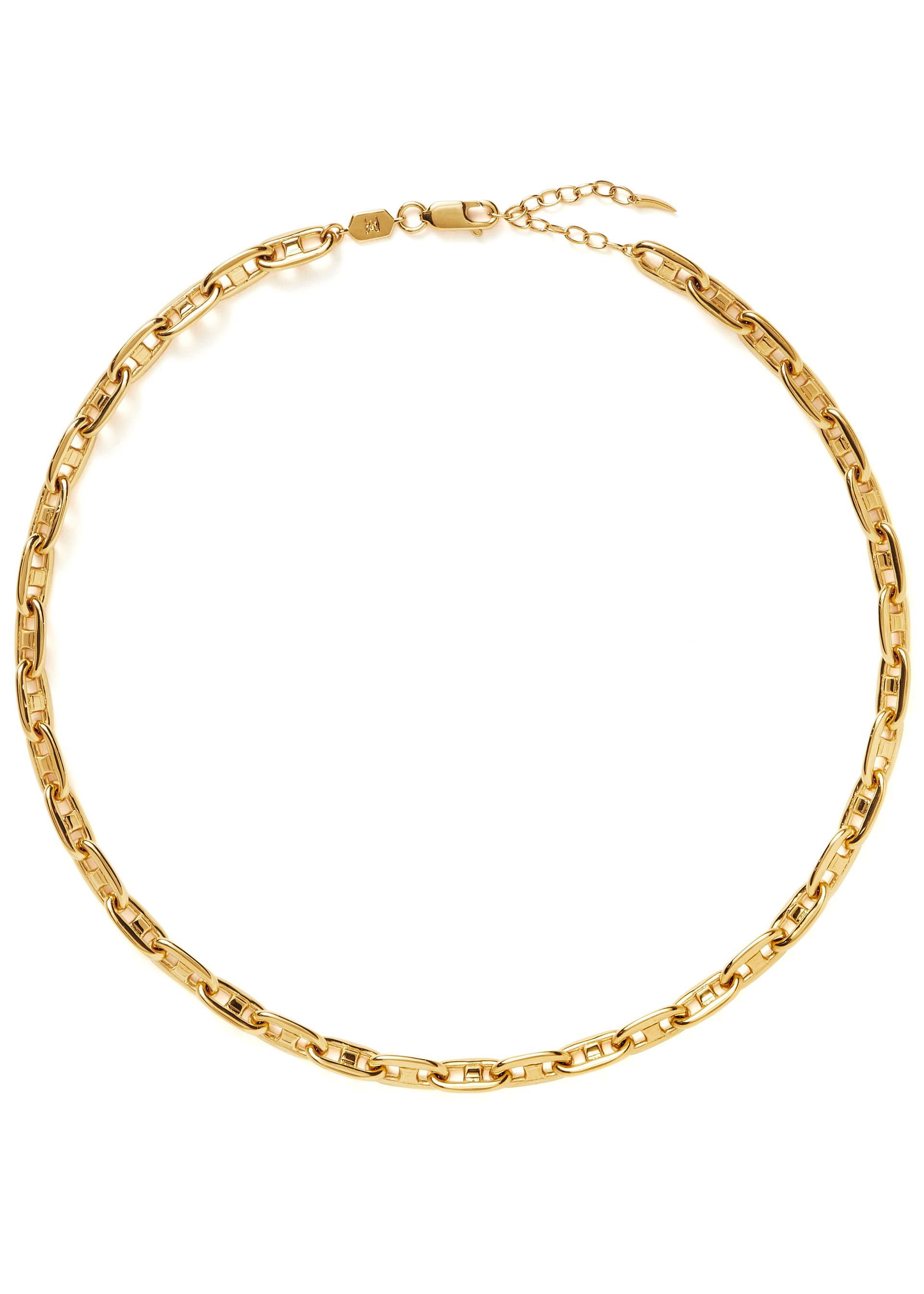 MOKUZAI Signata Choker Gold Tone