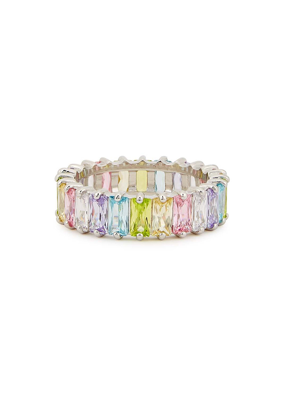 Daniel Wellington Bracciale Crystal Link 155 | Acciaio 316L Con Zirconi, Regolabile, Argento