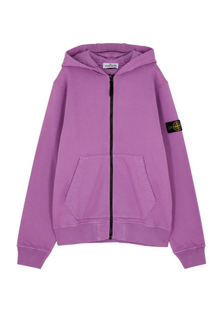 STONE ISLAND KIDS hooded cotton sweatshirt (14 years) | Harvey Nichols