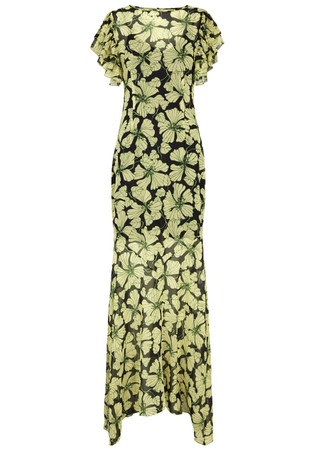 ditsy maxi dress Faya Idra Ditsy Maxi Dress