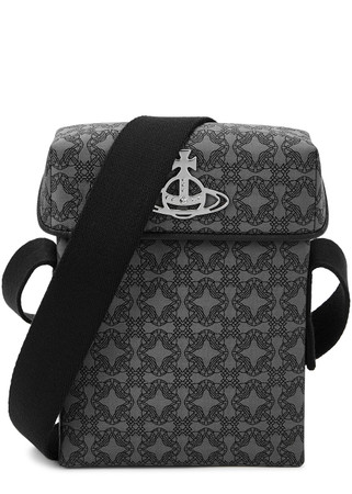 VIVIENNE WESTWOOD Logo-jacquard canvas cross-body bag | Harvey Nichols