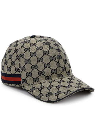 GUCCI GG monogram canvas cap | Harvey Nichols