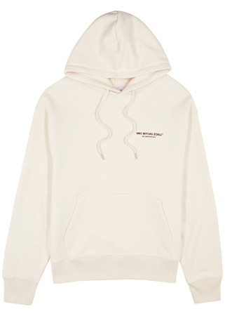 MKI MIYUKI ZOKU Logo hooded jersey sweatshirt | Harvey Nichols