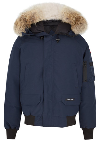 CANADA GOOSE Chilliwack fur-trimmed Arctic-Tech bomber jacket