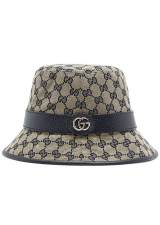 GUCCI GG monogram canvas bucket hat | Harvey Nichols