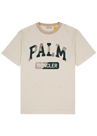 MONCLER × PALM ANGELS T-SHIRT Moncler x Palm Angels T-Shirt Black - Bold Designer Collaboration