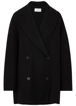 THE ROW Polli double-breasted wool-blend jacket | Harvey Nichols