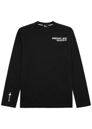 MONCLER GRENOBLE Day-Namic logo cotton top | Harvey Nichols