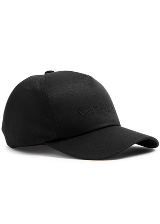 SAINT LAURENT Logo-embroidered cotton-blend cap | Harvey Nichols