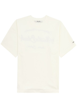 ABOUT BLANK Chain Stitch logo-embroidered cotton T-shirt | Harvey 