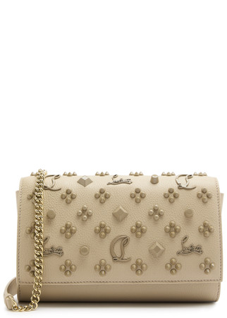 CHRISTIAN LOUBOUTIN Paloma embellished leather clutch | Harvey Nichols