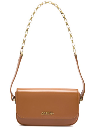 トートバッグ ISABEL MARANT Biscuit Leather Small Lizza Crossbody Bag Isabel Marant Biscuit Leather Small Lizza Crossbody Bag in