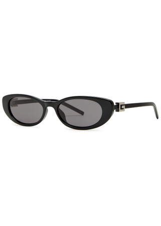 GUCCI Oval-frame sunglasses | Harvey Nichols