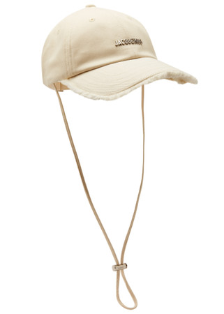 JACQUEMUS LA CASQUETTE ARTICHAUT ホワイト58 Jacquemus La Casquette Artichaut Baseball Cap | italist