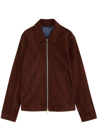 ジャケット・アウター Paul Harnden,Shoemakers Suede JKT PS Paul Smith Suede Regular Fit Rider Jacket | Bloomingdale's