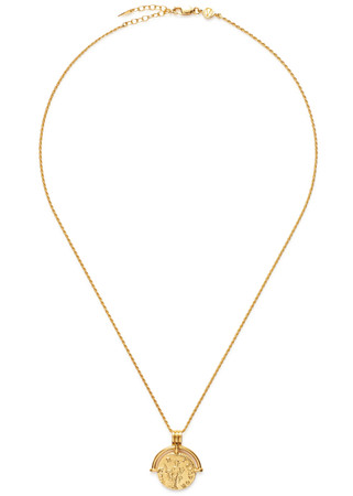 MISSOMA X Lucy Williams Roman Arc Coin 18kt gold vermeil necklace