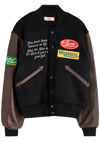CHERRY LOS ANGELES Western Champion wool-blend varsity jacket