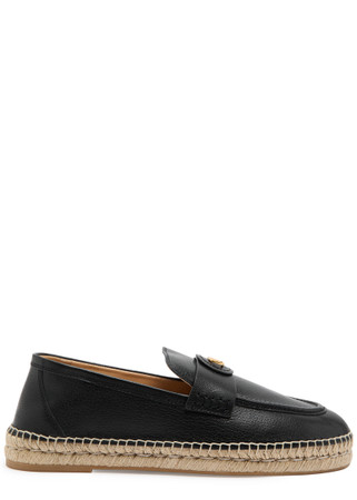 VALENTINO GARAVANI Palm Avenue leather espadrille loafers | Harvey