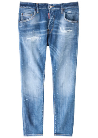 DSQUARED2 Skater distressed skinny jeans | Harvey Nichols