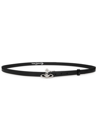 VIVIENNE WESTWOOD Orb small leather belt | Harvey Nichols VIVIENNE WESTWOOD Orb small leather belt | Harvey Nichols