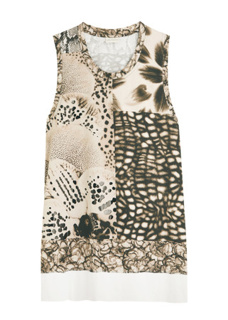 DRIES VAN NOTEN Henetta printed cotton tank | Harvey Nichols