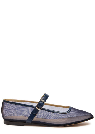 LE MONDE BERYL Mary Jane mesh ballet flats | Harvey Nichols
