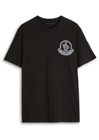 MONCLER New Badge logo-print cotton T-shirt | Harvey Nichols