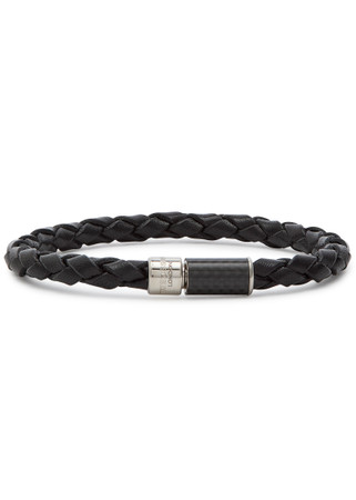TATEOSSIAN Pop braided leather bracelet | Harvey Nichols