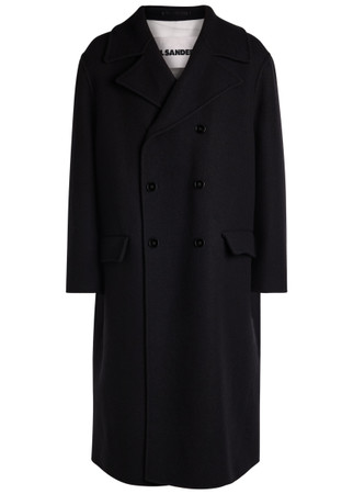 JIL SANDER Double-breasted wool coat | Harvey Nichols JIL SANDER Double-breasted wool coat | Harvey Nichols