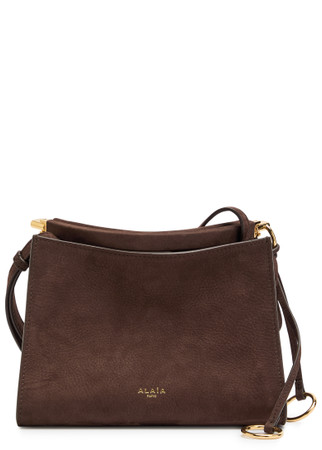 ALAÏA Nubuck small shoulder bag | Harvey Nichols